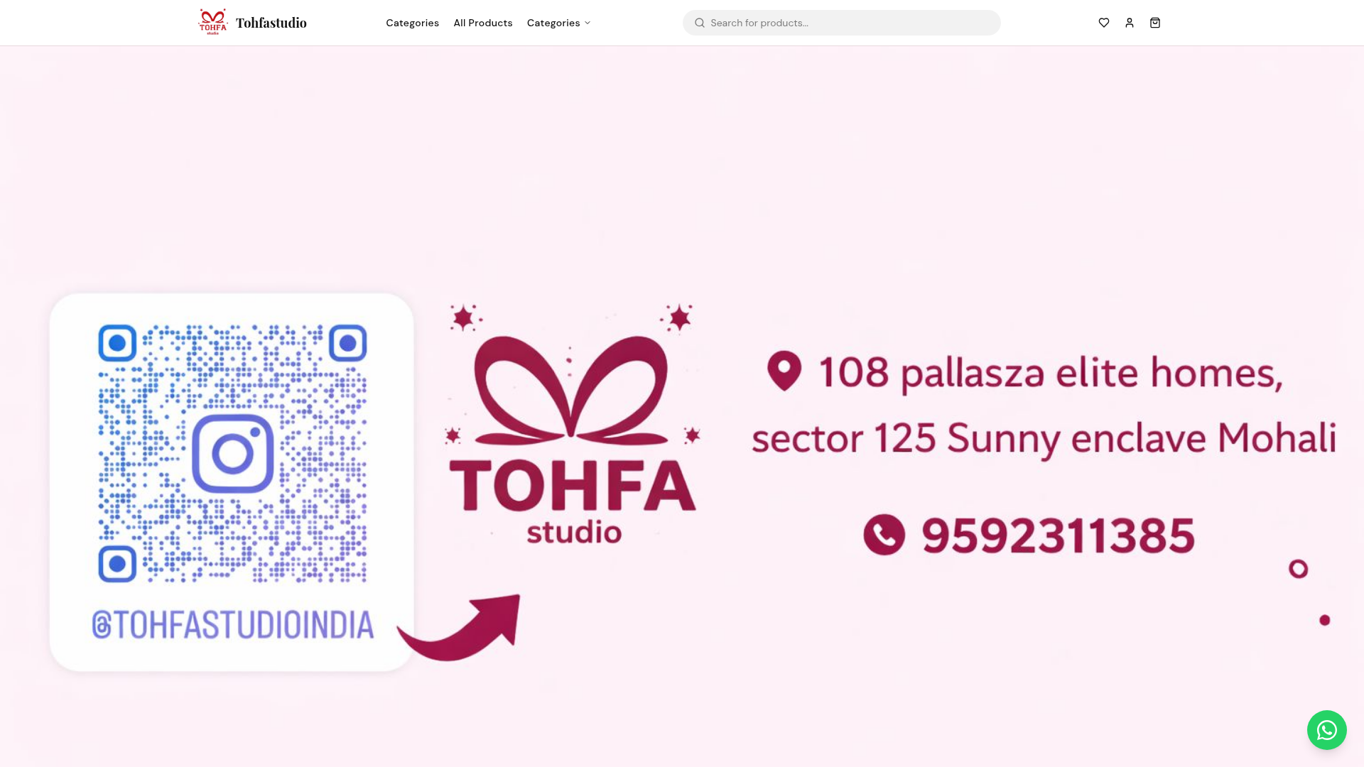Tohfa Studio live store preview